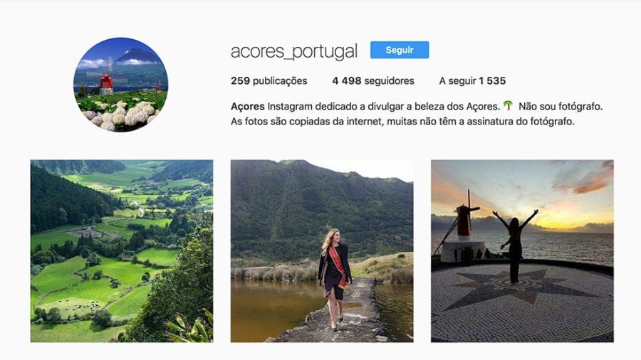 8 perfis do Instagram dedicados aos Açores que deve seguir