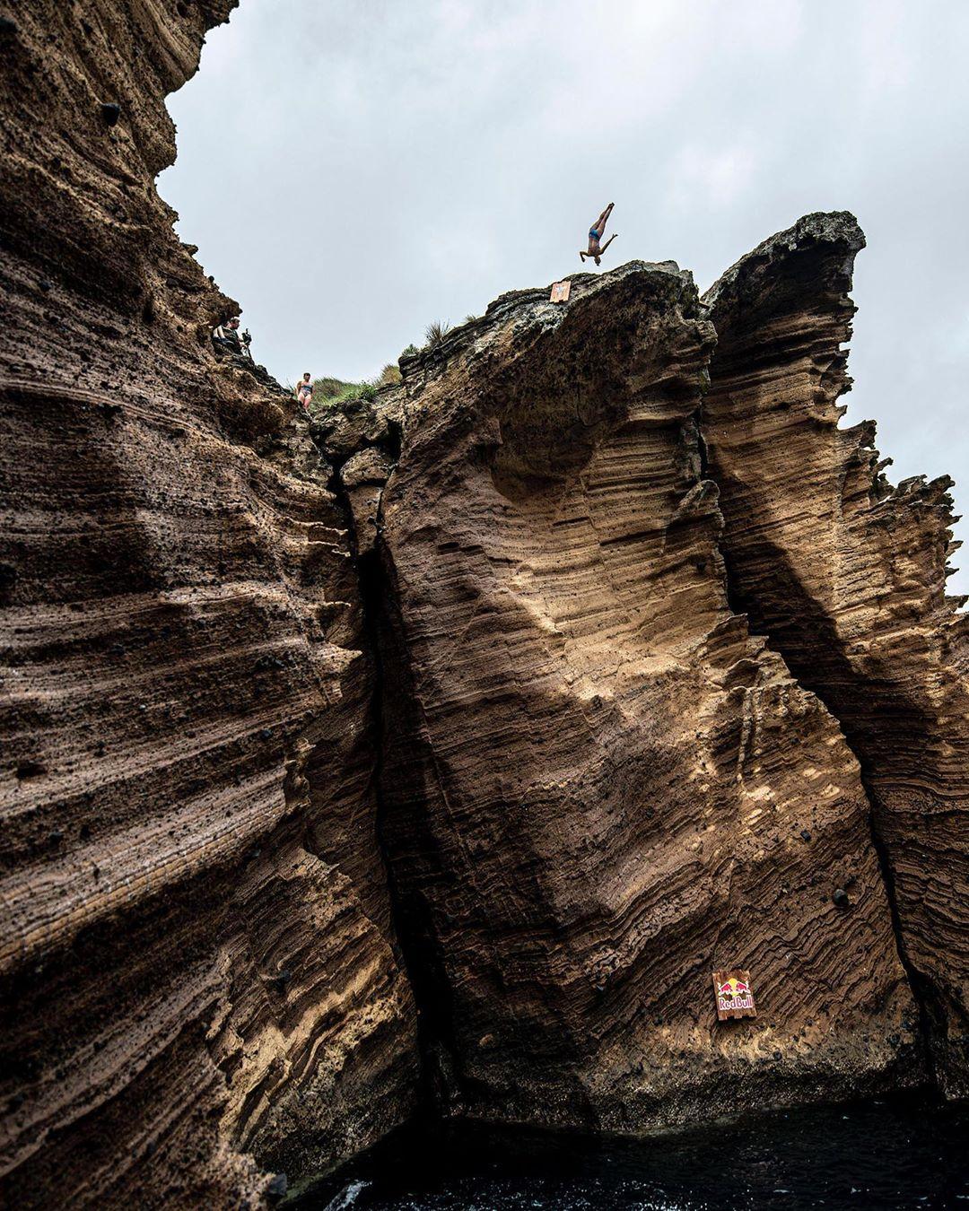 Red Bull Cliff Diving World Series in Sao Miguel, Azores