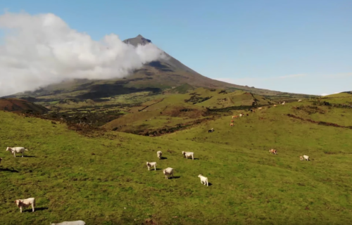 Imagens arrepiantes do Piquinho, Montanha do Pico, Ilhas do Pico e Faial
