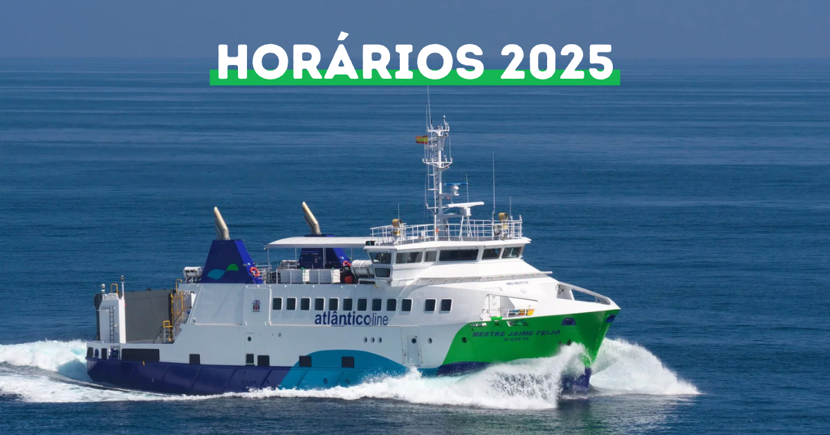 Atlanticoline horario barcos açores 2025