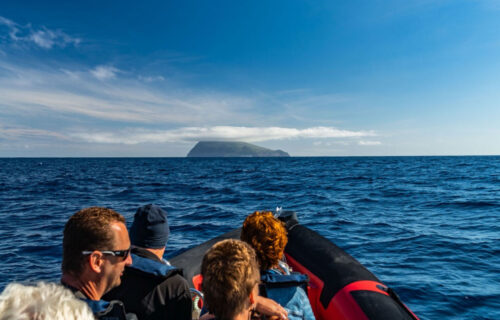 Corvo island transfer by speedboat